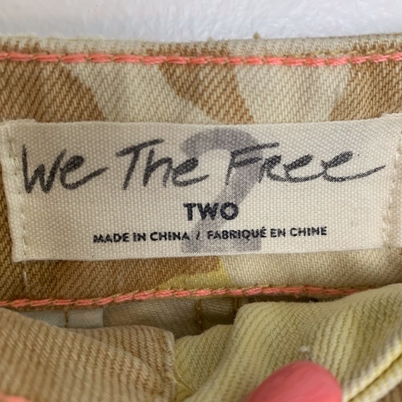 Free People Commander Light Camo Cutoff Shorts - Picture 5 of 8